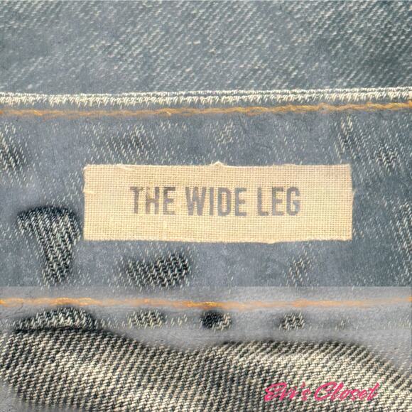 Kensie Jeans True Vintage Women's 8/29 Wide Leg Cropped Blue Denim High Rise - Picture 11 of 16